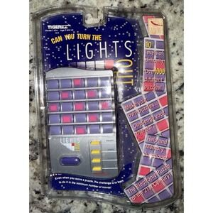 Vintage 1995 Tiger Electronics LIGHTS OUT Handheld Game NEW SEALED Model 7-574
